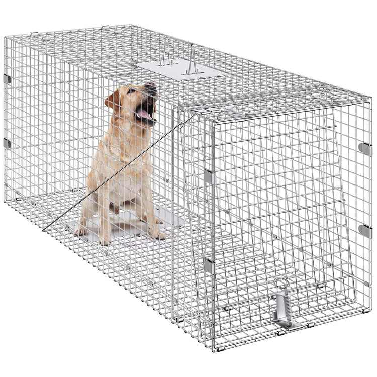 Heavy-duty humane animal pest-control trap