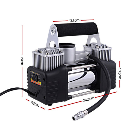 Giantz Air Compressor 12V 4x4 Tyre 85L/min Deflator Inflator Car Truck Portable AC-85L-SL