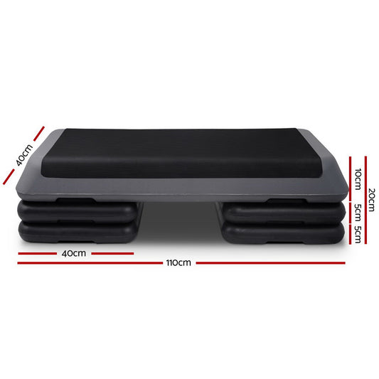 Everfit 3 Level Aerobic Step Exercise Stepper 110cm Gym Home Fitness AES-T001B
