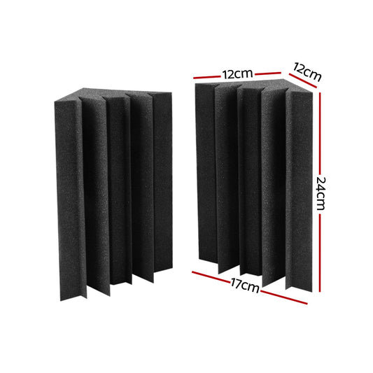 Alpha Acoustic Foam 40pcs Corner Bass Trap Sound Absorption Proofing Treatment AFB-CORNER-20X2