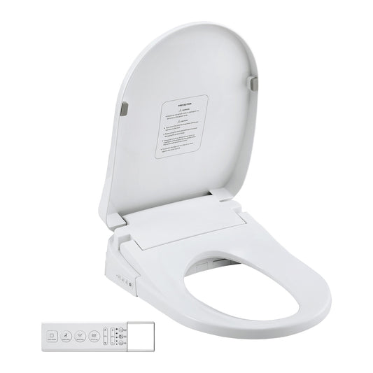 Cefito Smart Electric Bidet Toilet Seat Wireless Remote Heated Dryer Auto Wash BIDET-ELEC-659G-WH