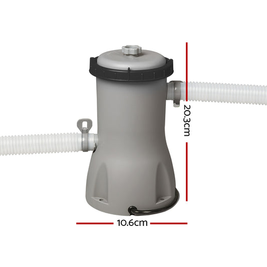 Bestway Pool Pump Cartridge Filter 530GPH 2006L/H Flowclear? Filters Cleaner BW-FIL-PUMP-58383