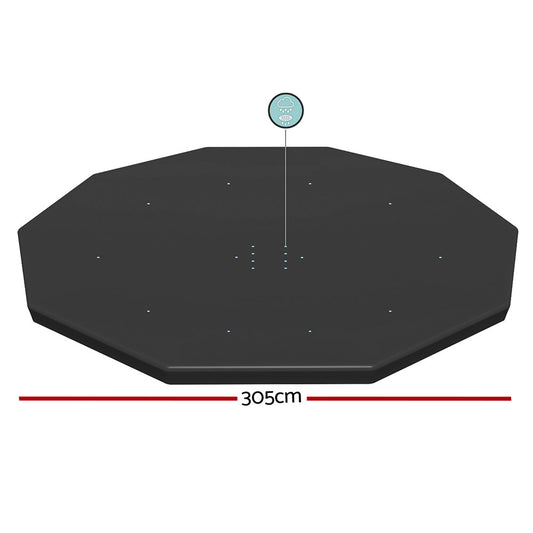 Bestway Pool Cover Fits 3.05m Round Above Ground Swimming Pool PVC Blanket BW-PC-R-305-58036