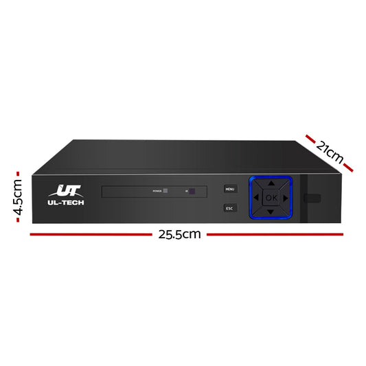 UL-tech 4CH DVR 1080P 5in1 CCTV Video Recorder 4TB Hard Drive CCTV-SOLO-DVR-4CH-4TB