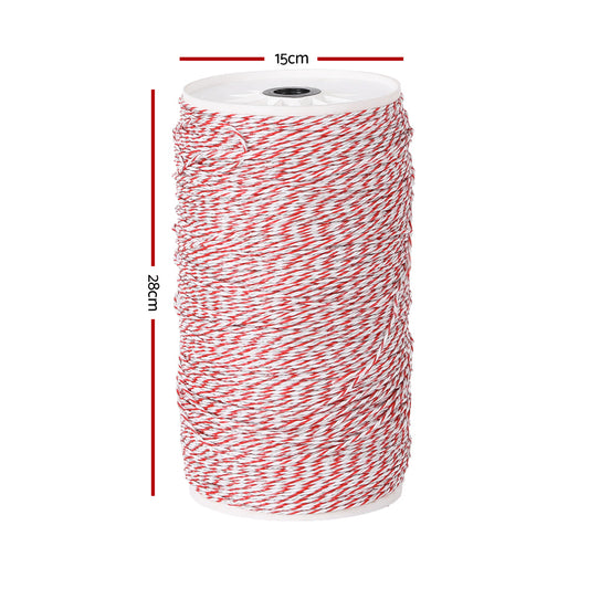 Giantz Electric Fence Poly Wire 1000M FIK-WIRE-1000M