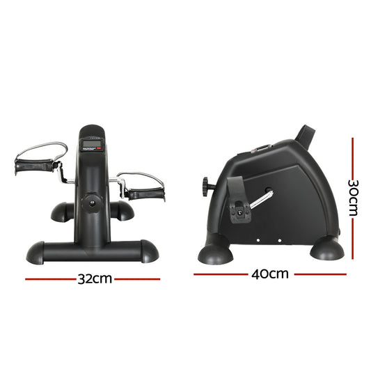 Everfit Pedal Exerciser Mini Exercise Bike Cross Trainer Under Desk Bike FIT-PEDAL-ELEC-B-012