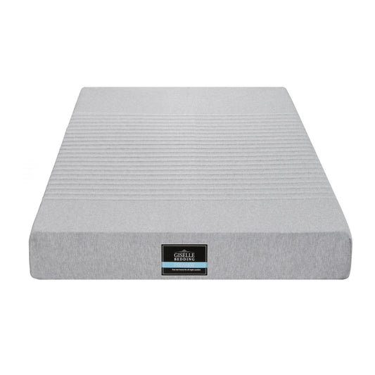 Giselle Bedding Cool Gel Memory Foam Mattress Charcoal 7-Zone Washable Bamboo Cover 15cm Single FOAM-C-MFM-NOBLE-H015-S