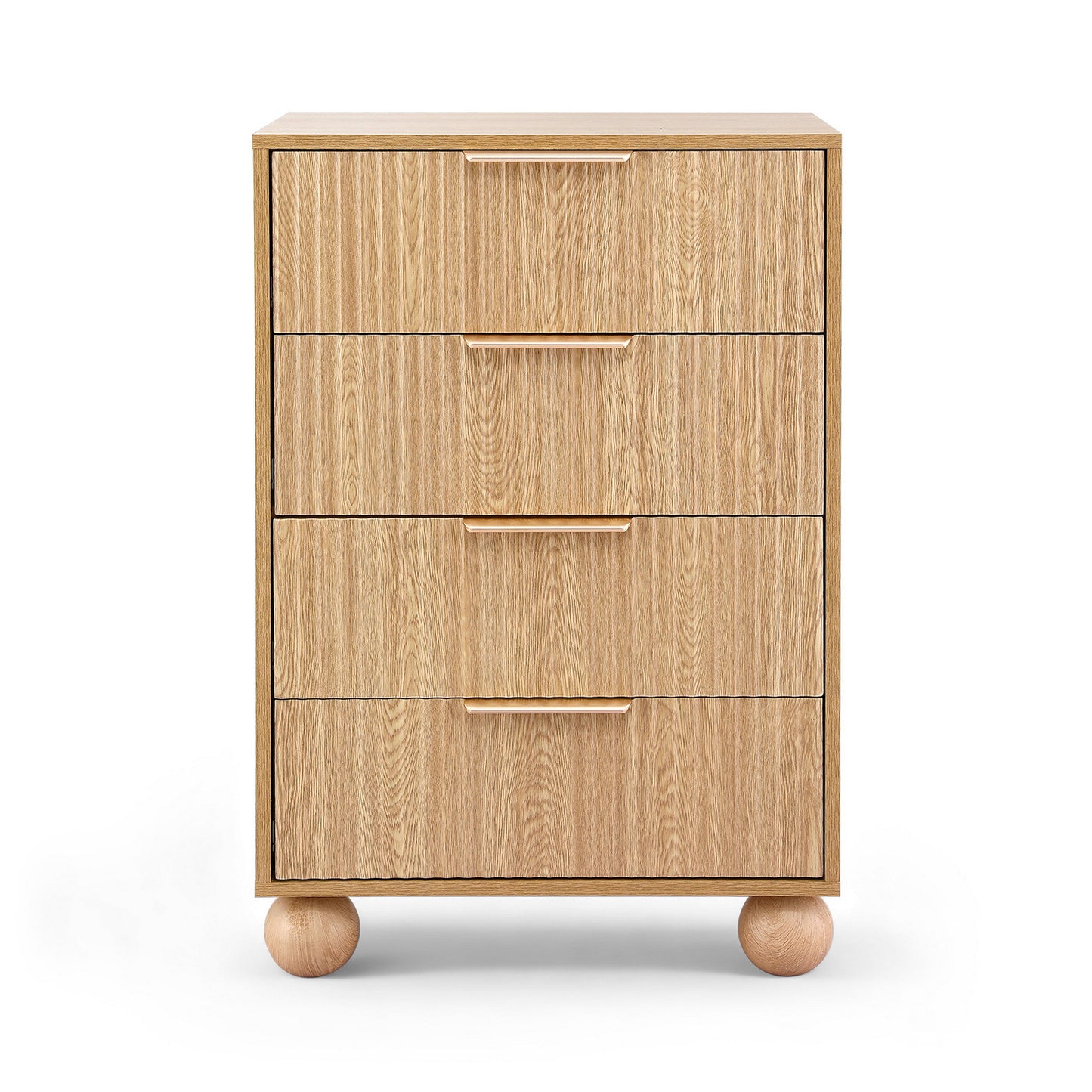 Artiss 4 Chest of Drawers Dresser Tallboy Pine FUR-Z-CDR-03-4D-WD-AB