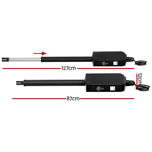 Dual Swing Gate Opener Automatic Solar Power 10W 600KG 10M GO-SWING-M02-10W-SOLAR