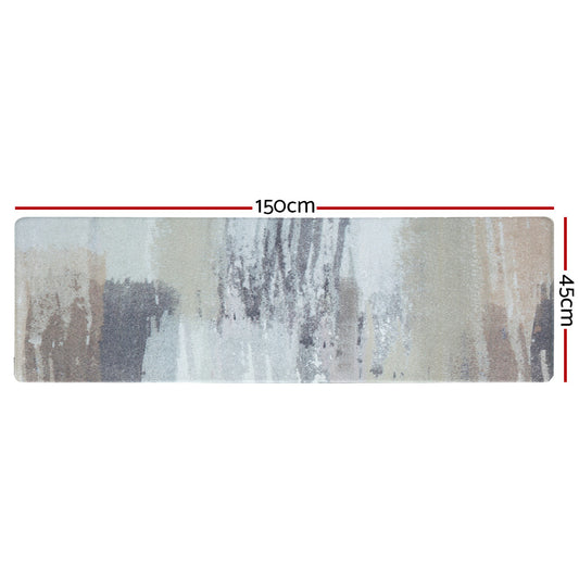 Artiss Kitchen Mat 45x150cm PVC Floor Rug Carpet Non-slip Lydia KMAT-PVC-01-45X150