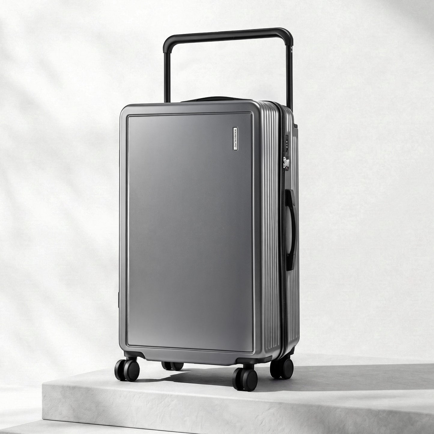 Wanderlite 28" Wide Handle Luggage Suitcase Travel TSA Lock Anthracite Grey LUG-PC-W-28-AG