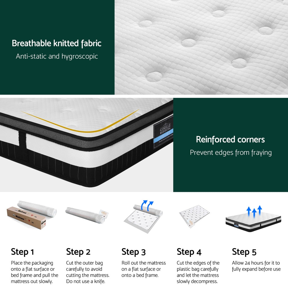 30cm Giselle Mattress King Size MATTRESS-E-PT-30-K
