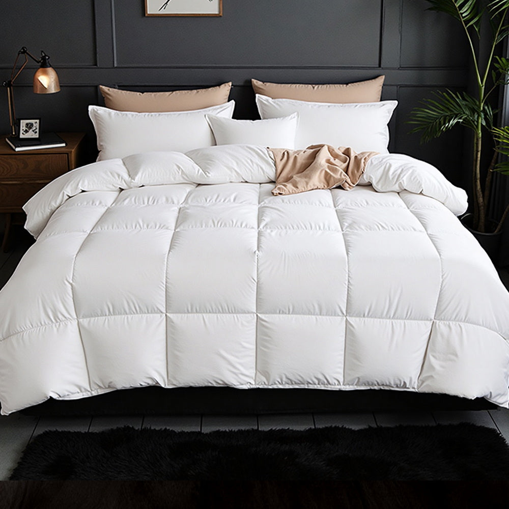 Giselle Bedding 800GSM Goose Down Feather Quilt Winter Blanket Duvet Comforter Double QUILT-GOOSE-800-D1