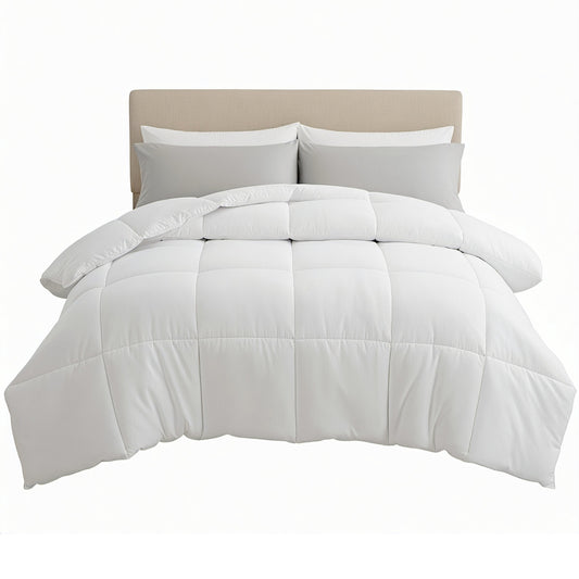 Giselle Bedding Double Size 400GSM Microfiber Quilt All Season Duvet Quilts Comforter Winter Summer QUILT-RCYF-400-D