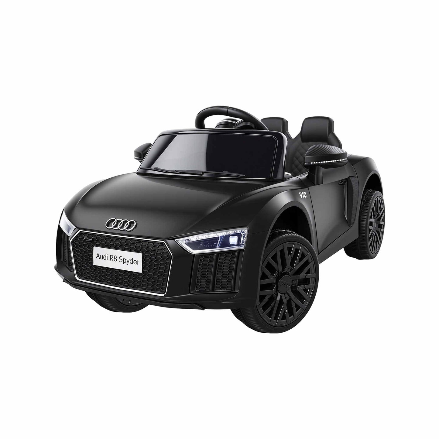 Kids Ride On Car Audi R8 Licensed Sports Electric Toy Cars Black RCAR-R8-S-BK