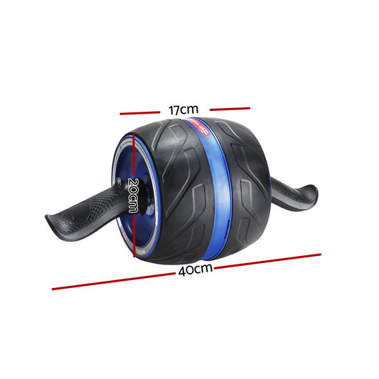 Everfit Ab Roller Carver Automatic Rebound Abdominal Wheel Home Gym Workout ROLLER-A-AB-R-BK