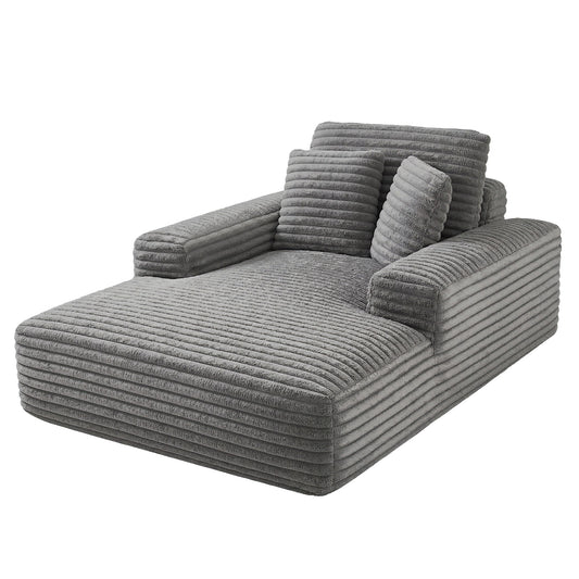 Artiss Sofa Bed Lounge Chair Recliner Couch Reading Chairs Sleeper Cloud Sofas SB-COMP-CHA-GREY