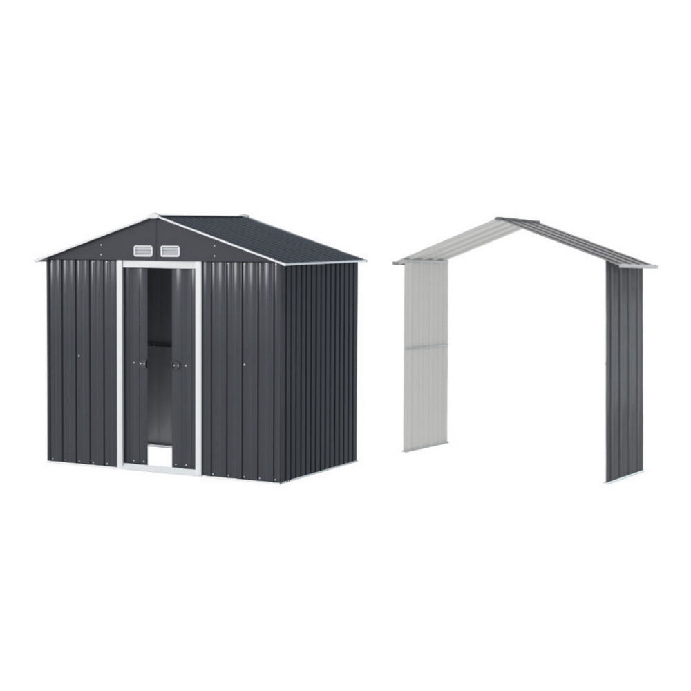 Giantz Garden Shed 2.15x1.74M SHED-GAB-4X7-AB-EXT