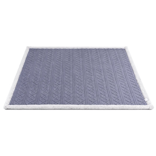 Giselle 152x203cm Throw Blanket Double-Sided Fleece Lightweight For Sofa Couch Bed Queen TBLANKET-DUAL-203-BU