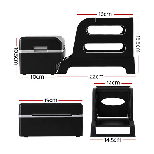 Thermal Label Printer Shipping Address Barcode USB Label Maker with Stand TL-PRINTER-100X150-BK