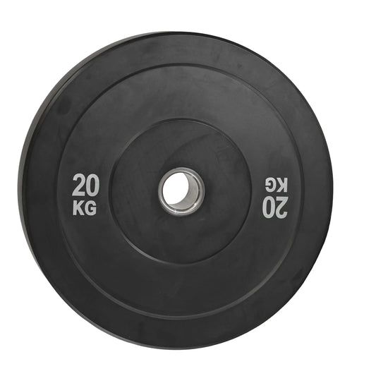 Black Olympic Bumper Plates - 100kg kit V1012-CFBLK100