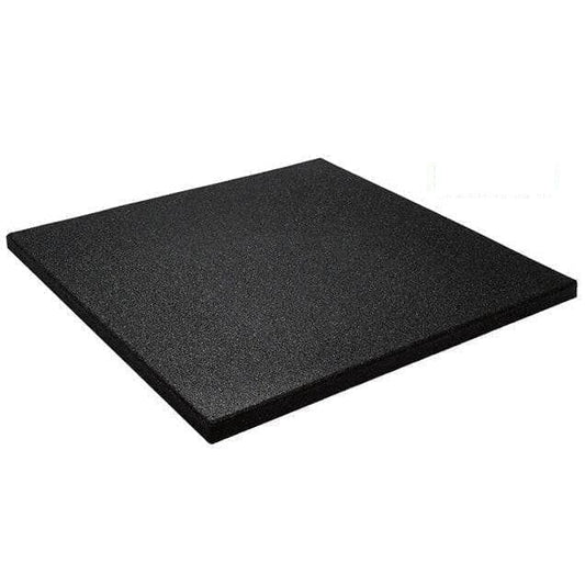 Rubber Gym Mats - Plain Black (15mmx1mx1m) V1012-CFGYMMATBLACK