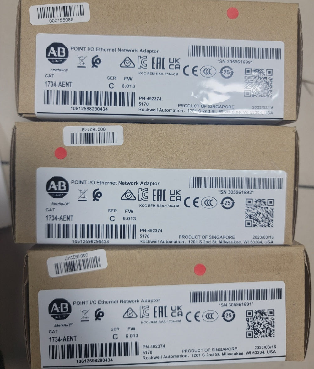 New Original Sealed Allen-Bradley POINT I/O Ethernet Network Adaptor 1734-AENT V1019-1734-AENT--NEW