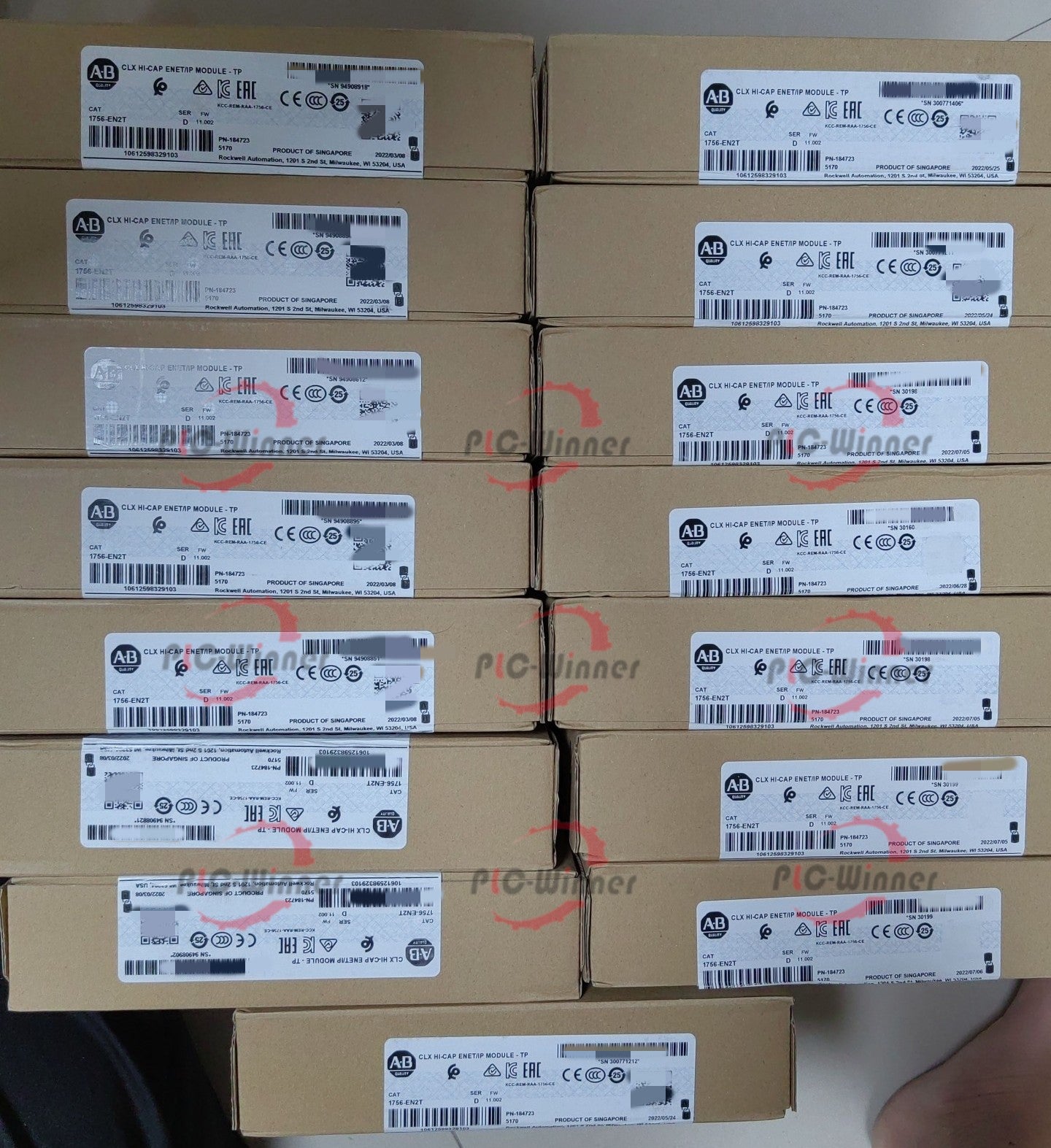New AB 1756-EN2T Ser C ControlLogix EtherNet/IP Module 1756EN2T Factory Sealed V1019-1756-EN2T