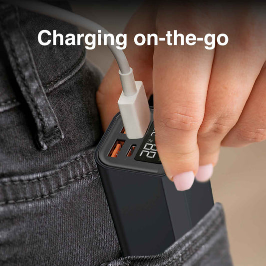 Laser 100W PD 20000mAh Laptop Power Bank Black V1031-PB-PD100W-491