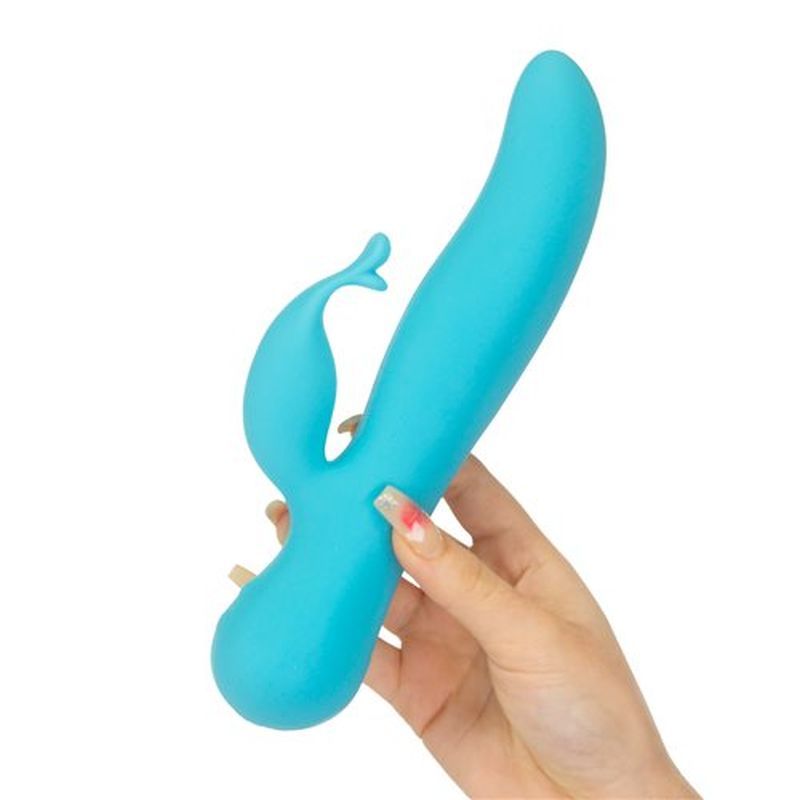Swan Kissing Rabbit Vibrator V1055-7CD45877100075