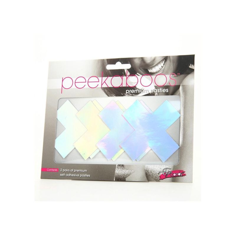 Peekaboo Pasties Iridescent X V1055-7CD45877100082