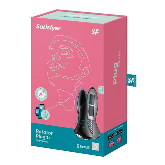 Satisfyer Rotator Plug 1+ Black V1055-7CD45877100103
