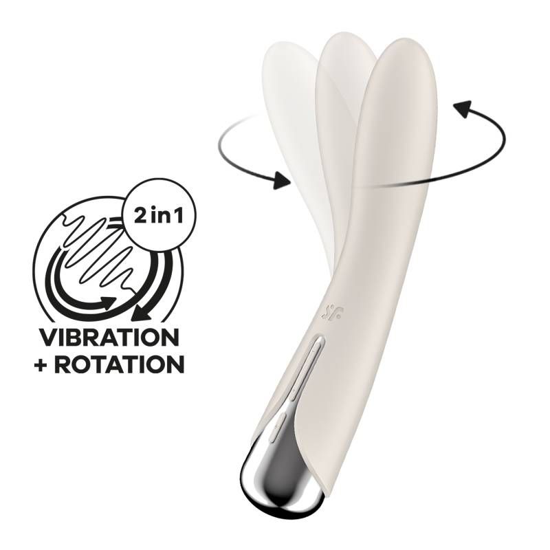 Satisfyer Spinning Vibe 1 Beige V1055-7CD45877100116