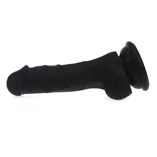 X-Men Realistic Dildo Veined Shaft W Balls Black V1055-7E45073100346