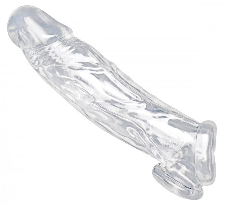 Size Matters Realistic Clear Penis Enhancer And Ball Stretcher V1055-7F45099100060