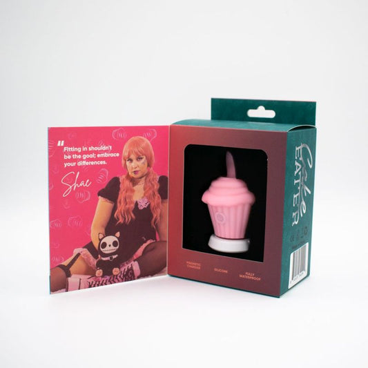 Natalies Toy Box Cake Eater Clit Flicker Stimulator Pink V1055-7FU45822100068