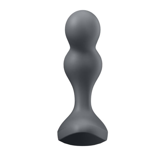 Satisfyer Deep Diver Vibrating Connect App Anal Plug Grey V1055-7ID45884100049