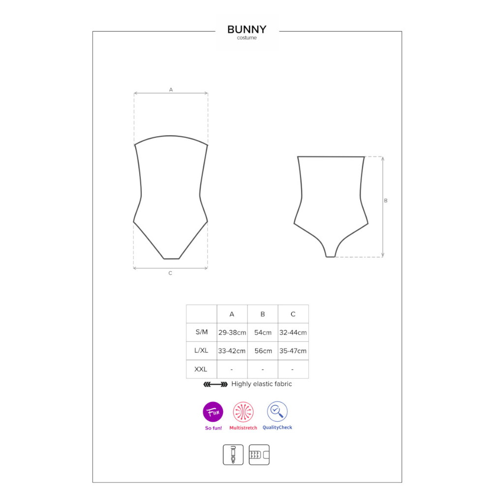 Bunny Mask Costume 5 Pc V1055-7KI45898100018