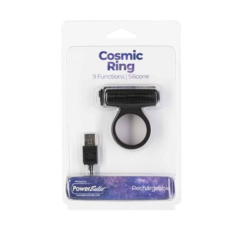 Power Bullet Cosmic Cock Ring W Black V1055-7KI45898100075