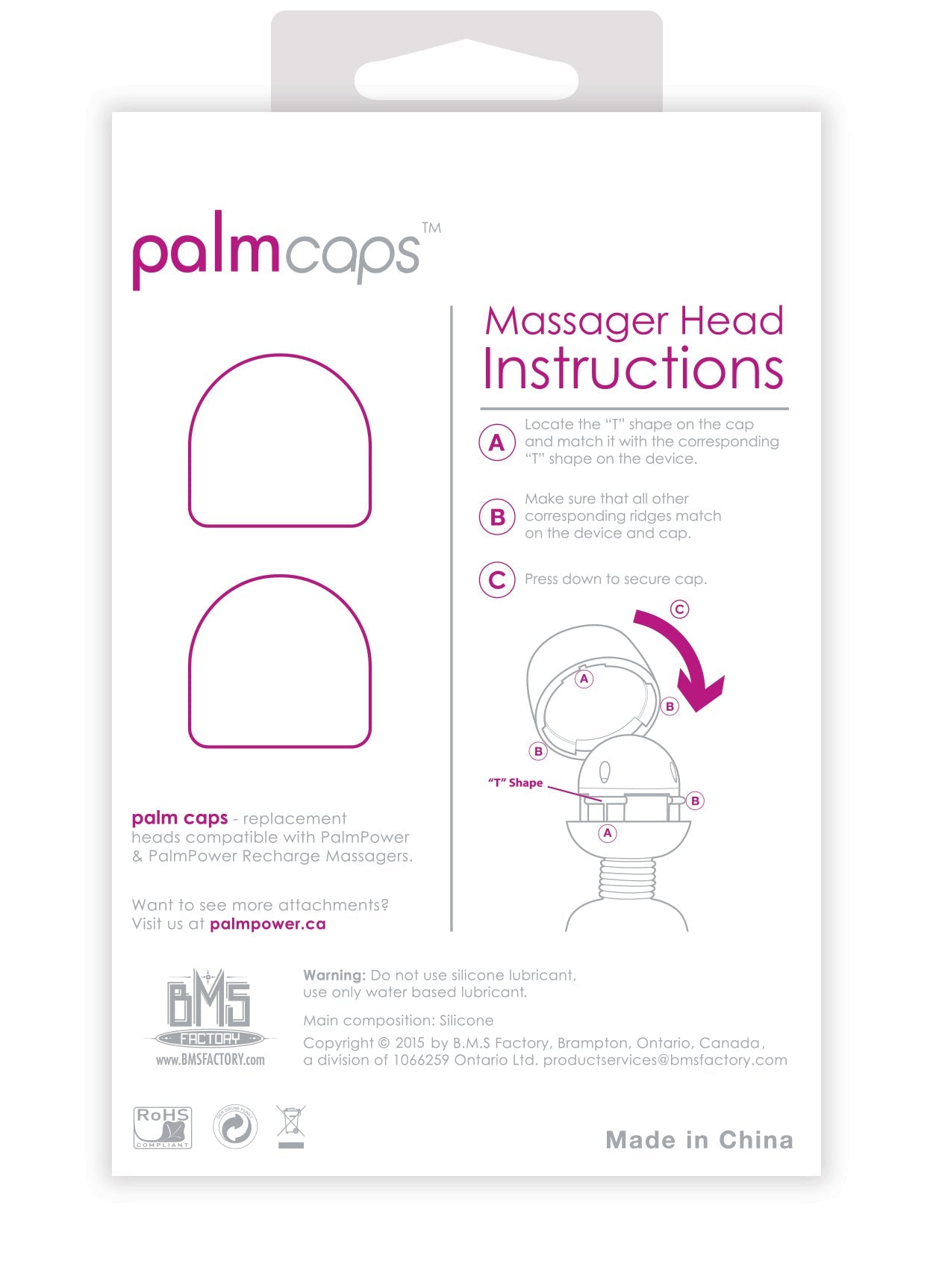 Palmpower Palmcaps (For Use With Palmpower) V1055-7PY45784100019
