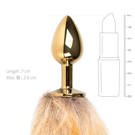 Fetish Collection Fox Tail No. 1 Gold Plug V1055-7PY45784100111
