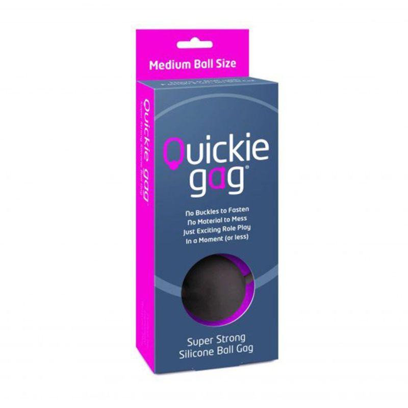 Quickie Gag Medium Ball Black V1055-7UU45896100002