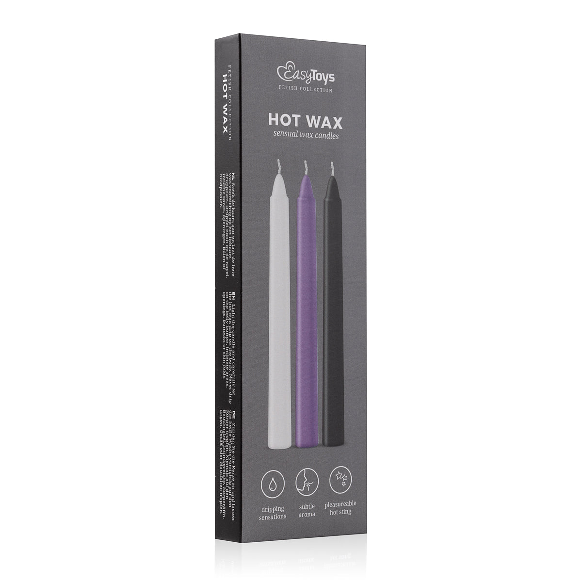 Noir Hot Wax Candles 3Pcs V1055-7W45042100073