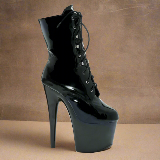 Ellie Shoes Ankle Boots W Inner Zipper Black 7In - Black - 9 V1055-7ZP45834100002