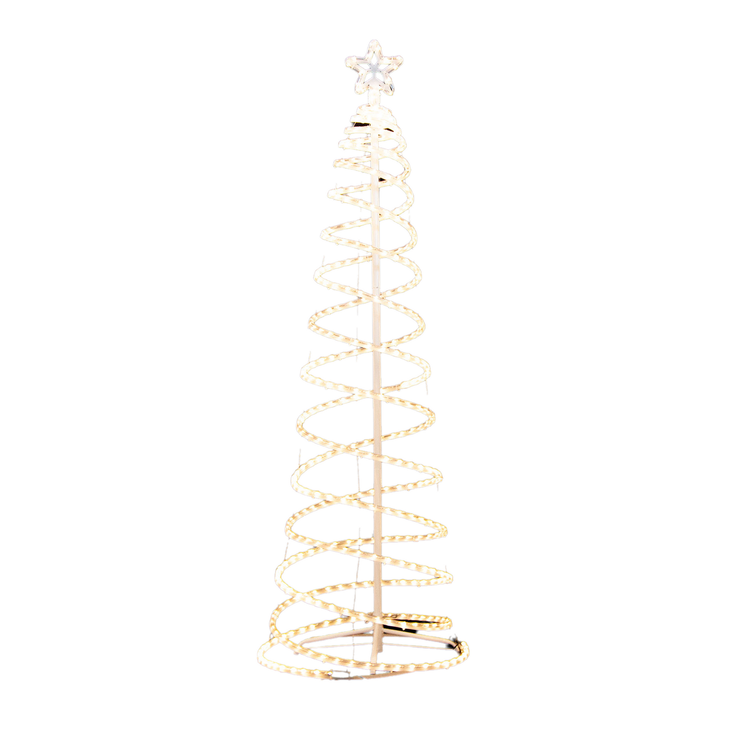 Samland Led 185cm Spiral Rope Light Christmas Tree Star Motif Warm White V1060-17003
