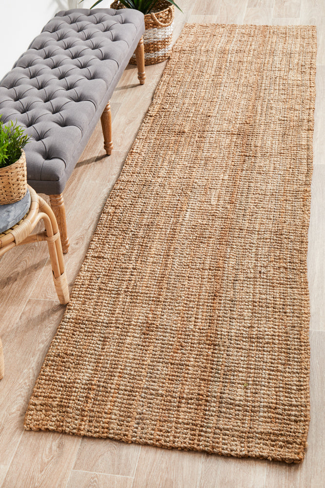 Atrium Barker Natural Runner by Rug Culture - 400X80CM V107-ATR-BKR-NAT-400X80