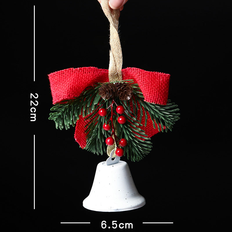 Christmas gift Christmas Bell Bow Pendant four pieces V1091-LD-A