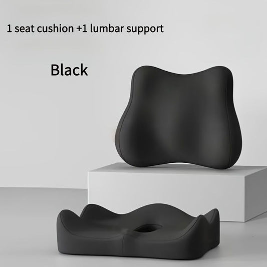 sofa seat cushion, lumbar support for sofa, black sofa accessories, comfortable sofa cushions, back support V1102-102-BLA-53925