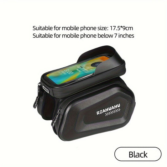 Bicycle Phone Bag for 7-Inch Devices, Durable Bike Accessory V1102-139-BLA-22267