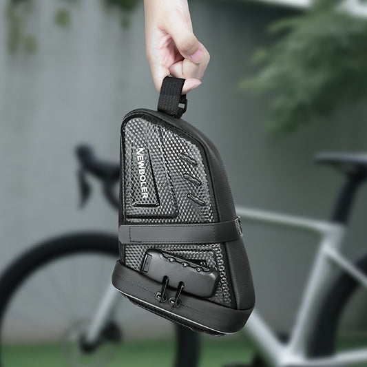 Bicycle Saddle Bag - Large Capacity Water-Resistant Storage for Cycling Essentials V1102-139-BLA-80416